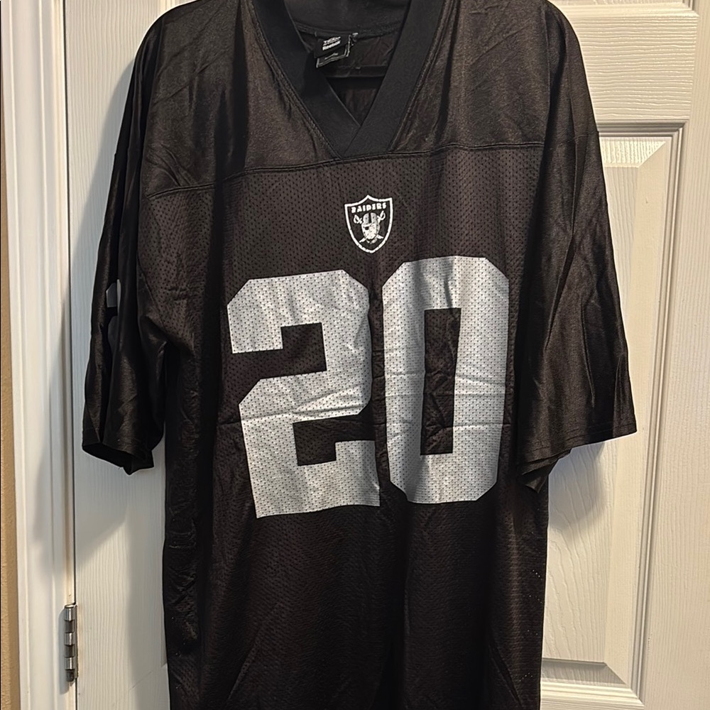 Team Apparel Black and White Raiders Jersey